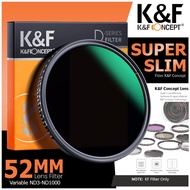 KNF Concept 52mm Lens Filter Variable ND3-1000 Filter K&F Concept