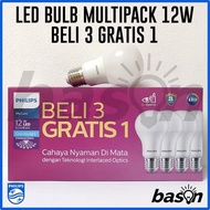 PUTIH Philips MyCare LED Bulb Multipack Package 12W White - Contents 4 Pcs