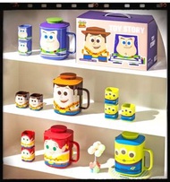 💥熱賣☕2025迪士尼巴斯光年胡迪警長翠絲三眼仔分離玻璃ll陶瓷花茶壺養生壺暖壺咖啡🍵