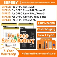 2026 Years New High Quality BLP811 BLP819 BLP823 BLP835 Battery For OPPO RENO 5 5G/reno5 4G/RENO5 pr