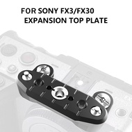 XT-XINTE Aluminium Alloy Mini Quick Release Plate NATO Mount 63mm Top Expansion Board for Sony FX30 