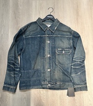 Neighborhood Men's Savage Denim Type-1 Jacket Indigo XL size