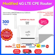 【CCM WIFI】R312 4G Modem Modified Unlocked 3G 4G LTE WiFi Modem CPE Router Home Unllimited Hotspot Sim Card 2 antenna