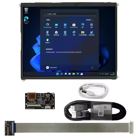 9.7-inch LP097QX1-SPA1 LTL097QL01 LCD Display DP Control Driver Board,for iPad 3/4 Raspberry Pi PC D