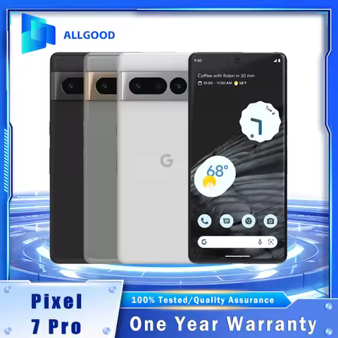 Original Pixel 7 Pro Unlocked US Version - 50MP Camera, Macro Focus, Photo Unblur, Tensor G2, 12G+12