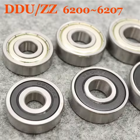 Deep Groove Ball 6200 6201 6202 6203 6204 6205 6206 6207 ZZ DDU RS 2RS High Temperature Resistance D
