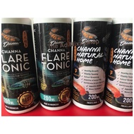 Channa SnakeHead Vitamin Channa Natural Home & Channa Flare Tonic Colour Enhance - 200ml From Indone