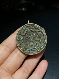 藏傳清代天鐵老九宮八卦牌 小標雄老九宮 一枚迷你天鐵小標雄老九宮  聊一聊 立即