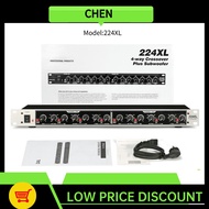DBX 224XL Professional 4-way electronic crossover (white)Ultra low bass stage bar performance audio 
