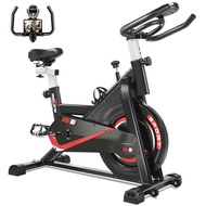 Exercise Bike Indoor Cycling Bike Fitness Stationary All-inclusive Flywheel Bicycle with Resistance 