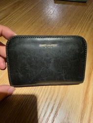 Ysl slp yves saint laurent mini coin case wallet pouch 銀包 散紙包