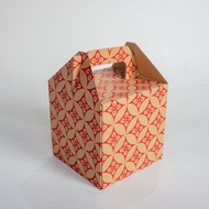 Cardboard Carrying Box Carrying Box 500 Gram Jar Box Packaging Box 14x14x14cm
