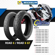 💥ยาง Michelin รุ่น Pilot Road 6  Pilot Road 6 GT💥 ขอบล้อ 171819 ยางใส่รถทัวริ่ง 120/70 160/60 180/55