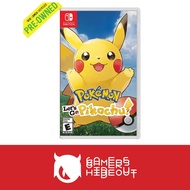 Preowned Nintendo Switch Lets Go Pikachu