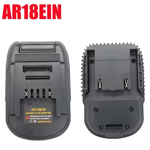 AR18EIN Battery Adapter Converter for Ridgid / AEG 18V Lithium Batteries Compatible with For EIN 18V