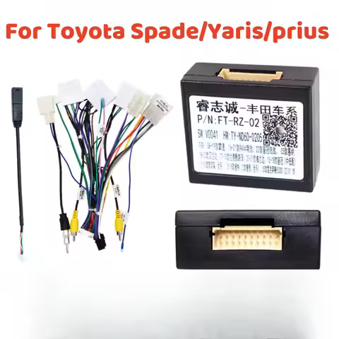 Canbus Box FT-RZ-02 For Toyota Corolla/Camry/CHR /RAV4/Spade/Yaris/Prius With Wiring Harness Power C