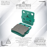 Rear Brake Pads kawasaki KLX 140R F/L/A - KX 80-112. YAMAHA YZ 65J-250W - Fenrir Power Brake