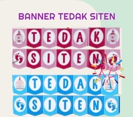 Bunting Flag TEDAK SITEN / Banner Tedak Siten