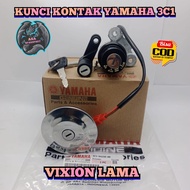 KUNCI KONTAK + JOK KUALITAS ASLI ORIGINAL YAMAHA YGP 3C1 MOTOR VIXION LAMA OLD KONCI SATU SET STOP K