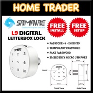 【 FREE INSTALLATION 】 ✦ SAMAIRE ✦ L9 ✦ LETTER BOX DIGITAL LOCK