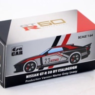 ERA 1/64 Nissan GT-R 50 Racing Car Sports Car Model Ornaments