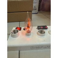 LILIN 3 watt candle flame led bulb with e14 and e27 thread.