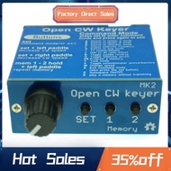 Open CW Keyer MK2 Finished with Aluminum Shell CW Keyer MK2 KIT CW Speed Adjustable From 1 to 999 WP