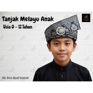 Tanjak for Children Aged 0-12 Years Full Songket, Modern Quality, Johor-Riau Creation Model | Malay 