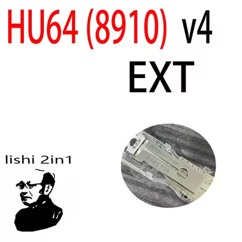 LISHI 2IN1 Mercedes Benz Chrysler Maybach Lawrence Carlson (dianteira) decodificador HU64 (8910)v4EX