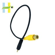 RCA to 2.5mm AV-IN Cable Car Rear View Camera TO GPS 2.5mm 0.3m