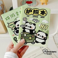 passport cover passport cover waterproof passport holder Panda pasport pelindung beg penyimpanan dok