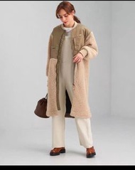 全新日本THE NORTH FACE紫標女裝Goretex Wool Boa Fleece Denali Coat