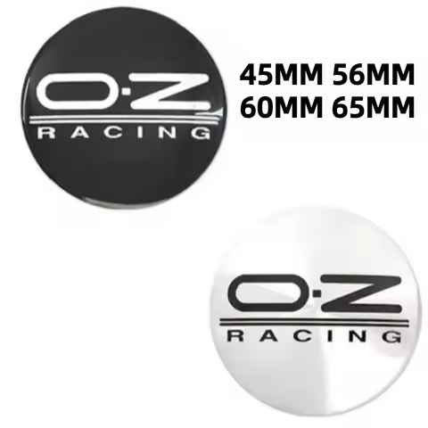 4pcs 45mm 56mm 60mm 65mm OZ Racing O.Z Emblem Logo Car Stickers for Car Wheel Center Caps Rim HubCap