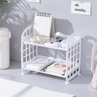 Tabletop Shelf 2-Layer Cosmetic Multi-Layer Dormitory Easy To Assemble