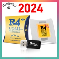 JIHENGS 2024 For NDS Game Card For R4I SDHC TF Card R4 SDHC Gold Pro Card Video Game Card Gold White