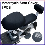 3PCS Motorcycle Scooter Seat Cover Net Jaring Seat Protector F Universal Bicycle Flexible Breathable