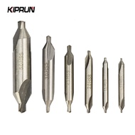KIPRUN  5pcs HSS Combined Center Drills 60 Degree Countersinks Angle Bit Set 1.0mm 1.5mm 2.0mm 2.5mm