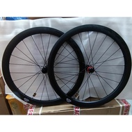 NEXUS 45mm Full Carbon Clincher Road Wheelset Ceramic Bearing Tubeless Ready Disc And Rim Brake