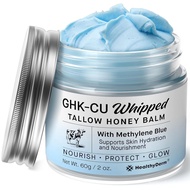 CopperPeptidesGHK-CuBeefTallowforBlueBalmwithMethyleneBlue,ManukaHoney&VitaminE–FaceandBodyMoisturiz