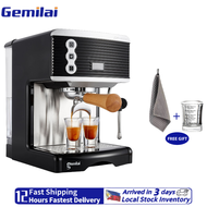 100% Genuine Gemilai CRM3601 Coffee Maker Espresso Machine Dectable Water Tank Removable Water Tray 