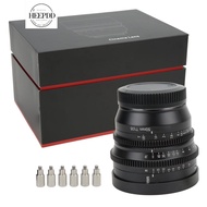 Skill 7 Artisans 50mm T1.05 Lens APS-C Cinema for EOSR Mount RP/R6/R5