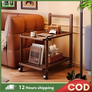𝗠𝗔𝗖𝗜𝗢 Bamboo Trolley Cart Coffee Table 50/75CM Moving Rack Storage Rack Besi Serbaguna 茶几
