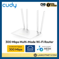 CUDY WR300S Wi-Fi Router/AP/RE/WISP/Client/Mesh Modes