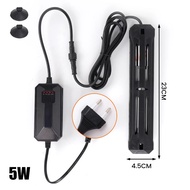 220V-240V Aquarium Uv Sterilization Lamp Fish Tank Uv Algae Removal Lamp with Cover Amphibious Timed