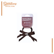 Schoolies Hair Ribbon Bow - Krazy Brown (2 Pcs) SCH363