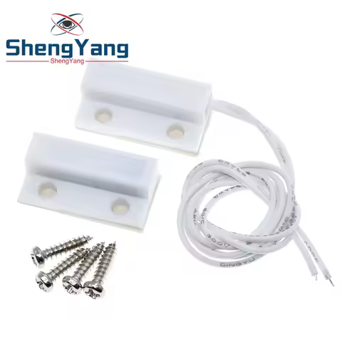 MC-38 MC38 Wired Door Window Sensor 30mm Wire Lengthen Randomly Magnetic Switch Home Alarm System