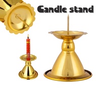 LILIN Altar Candle Holder Brass Catholic Prayer Aromatherapy Prayer Catholic Candle Holder