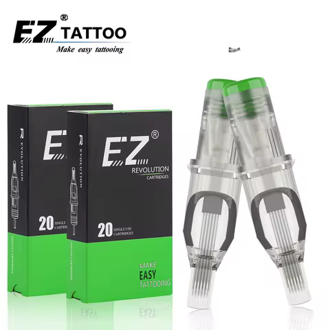 EZ Revolution Tattoo Cartridge Needles Magnum 0.30mm 0.35mm for Ratory Machine pen RC1205M1-2 RC1207