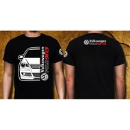 Volkswagen Polo 9N3 [Front] Oren Sport 100% Cotton DTF Front Back Printing Heatpress Black T-Shirt X