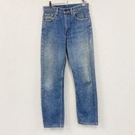 90s Levi's 505-0217 Denim Jeans, Zip Fly, Vertical Fading, Indigo, Size W29, Vintage Clothing